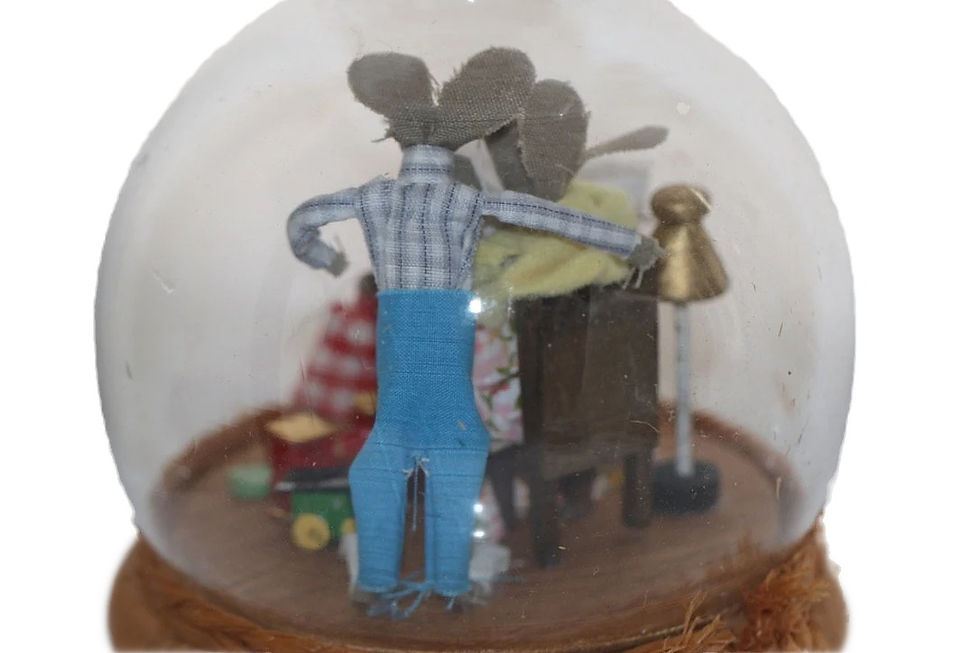 Μικρογραφία: Preloved Nursery Diorama , Mouse Family
