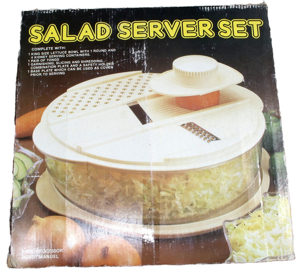 Preloved Salad Server Set, in original box