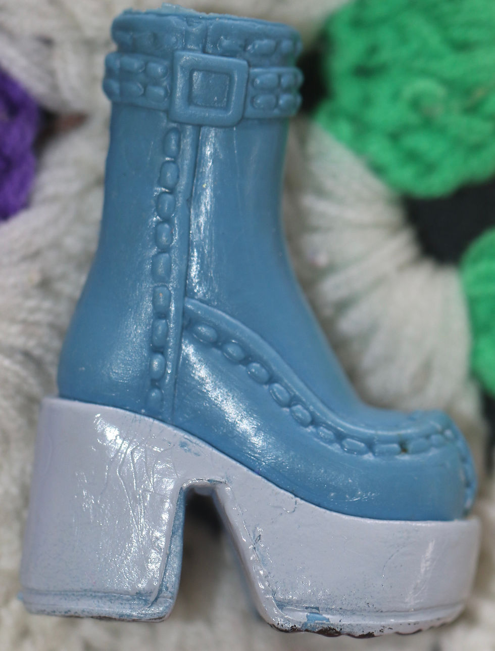 Miniaturbild: Preloved Doll Fashion Shoes, Doll Platform Boots