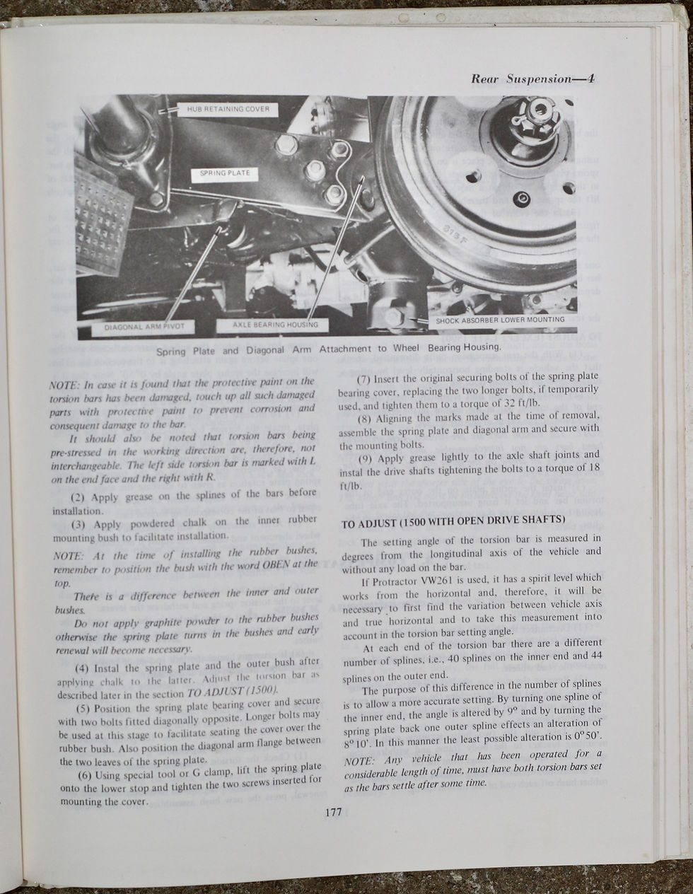 Miniature : Volkswagen Car Repair Manual No. 46 Volkswagen Beetles 1954-1971