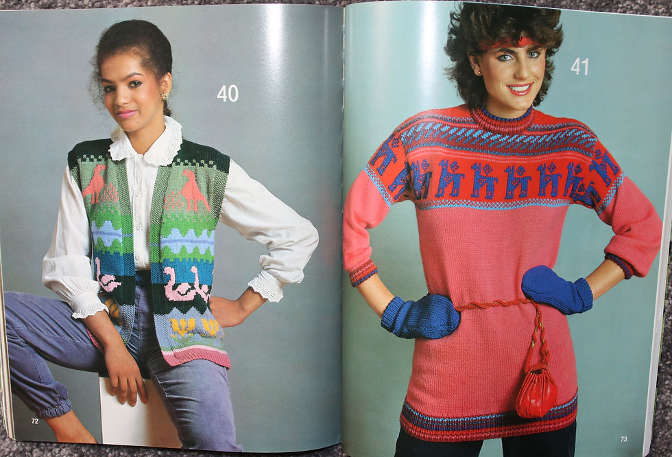 Миниатюра: Vintage Traditional Knitting with Wool Book
