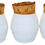Miniatura: Preloved Set of three crockery spice canisters with corks