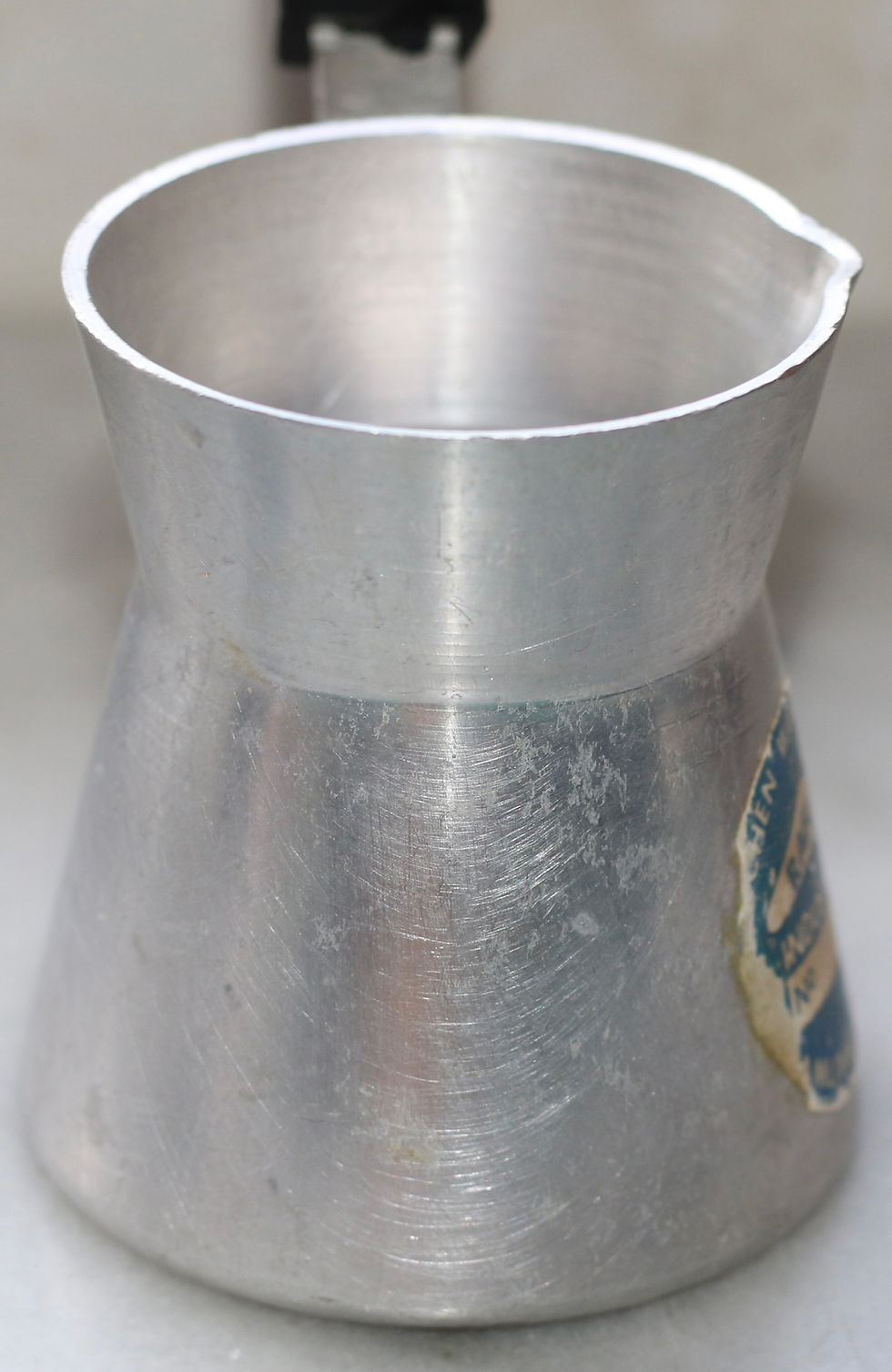 Miniature : Preloved Vintage Turkish Coffee Pot, original sticker attached