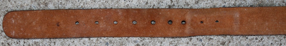 Miniatura: Preloved Vintage Overseas Celebrated Colonies of Benetton Leather Belt, Tuareg