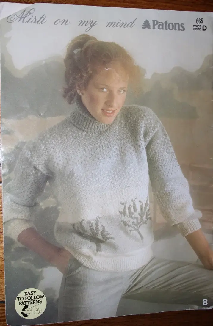 縮圖：Vintage Patons Knitting Book , No. 665. OOP patterns