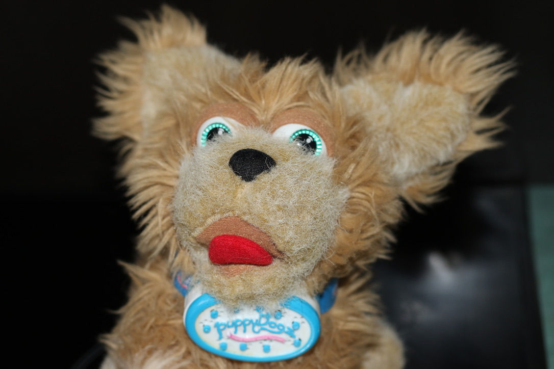 Preloved Vintage Trendmasters Puppy DOGZ Scrappy 20cm Plush Dog Toy 1997