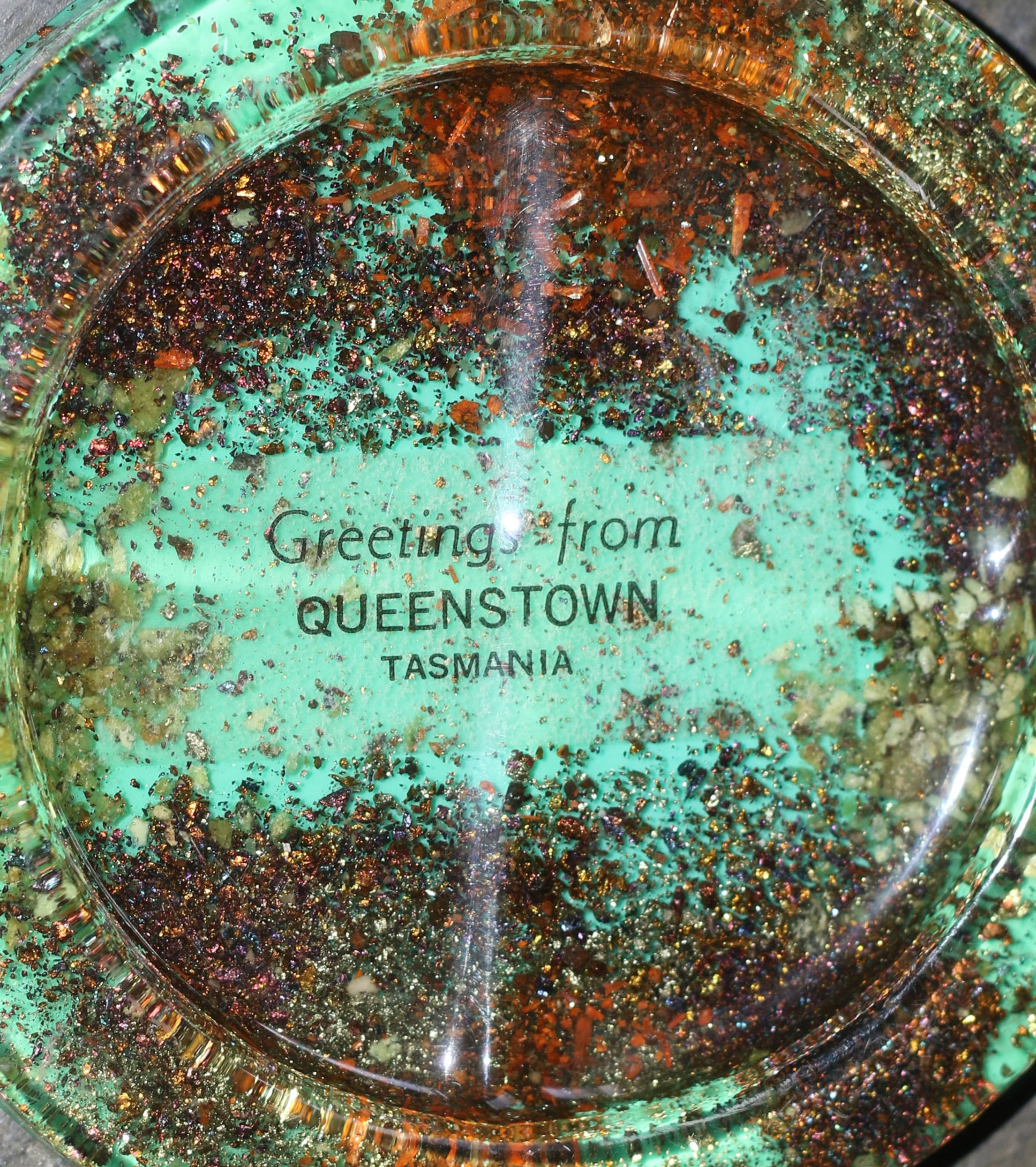 Preloved Greetings from Queenstown Tasmania Souvenir Coaster