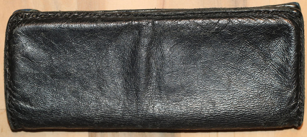 Thumbnail: Preloved Rainbow Leather Wallet