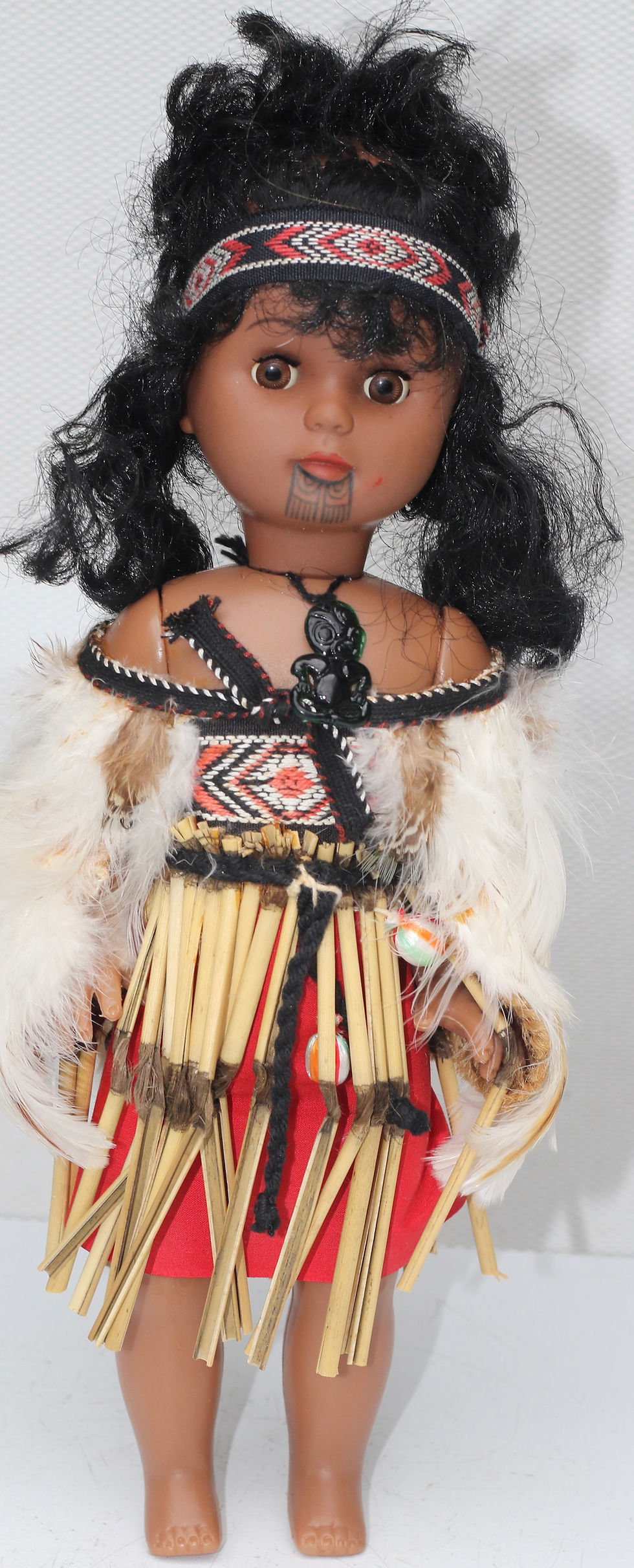 Thumbnail: Preloved Maori Doll, New Zealand Maori Doll