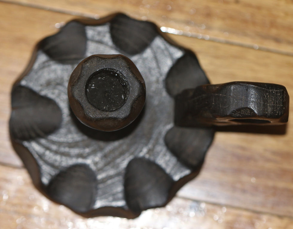Миниатюра: Preloved Wee Willy Winky Candle Holder, Wood cAndle Holder, Wee Willy Winky