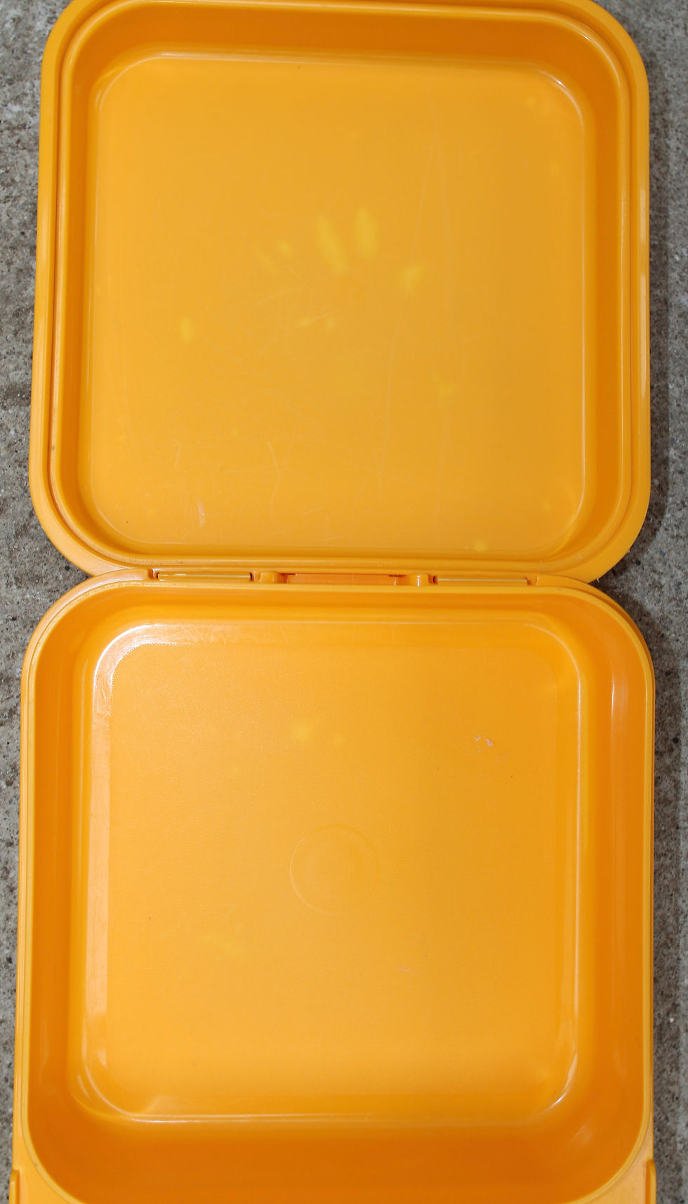 Miniature : Preloved  Tupperware Lunchbox Stencil Carry Case, Tupperware Collection