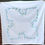 Thumbnail: Preloved Painted or printed Floral Tablecloth, Painted Flower Tablecloth