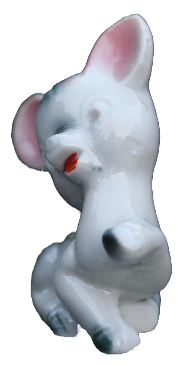 Μικρογραφία: Preloved Kitsch Donkey Ornament, Kitsch Fawn Ornament