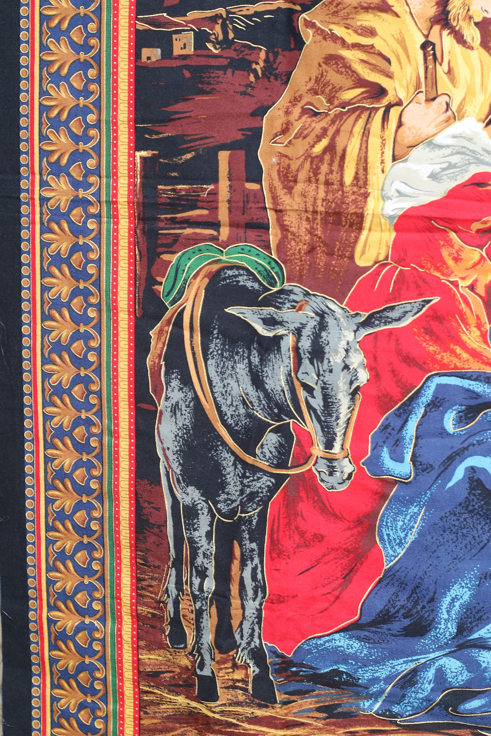 Miniaturbild: Preloved God, VIP by Cranston Nativity fabric panel, V.I.P Prints Religious