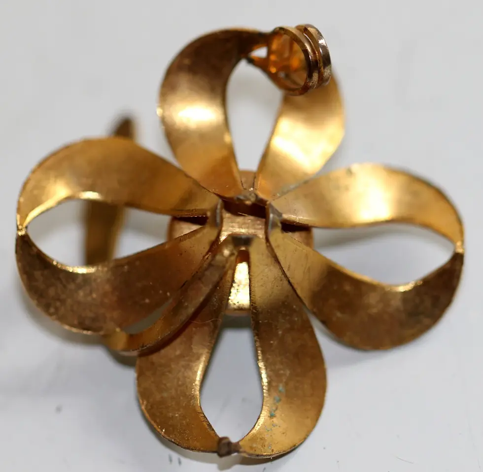 Miniatura: Preloved Metal flower pendant