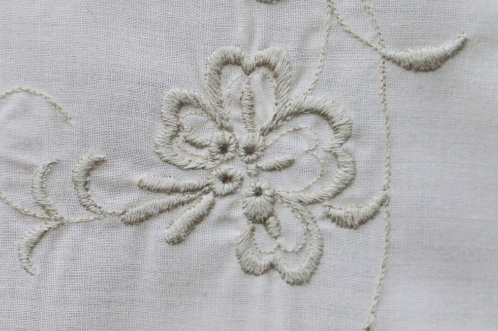 Miniatura: Preloved Hardanger Linen Tablecloth , Hardanger Embroidery , Hardangersø
