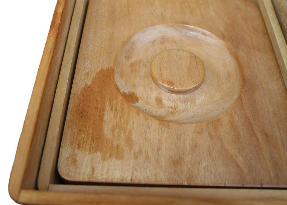 縮圖：Preloved Wooden Nesting Kitchen Canister Set, Wooden Kitchen Container Set