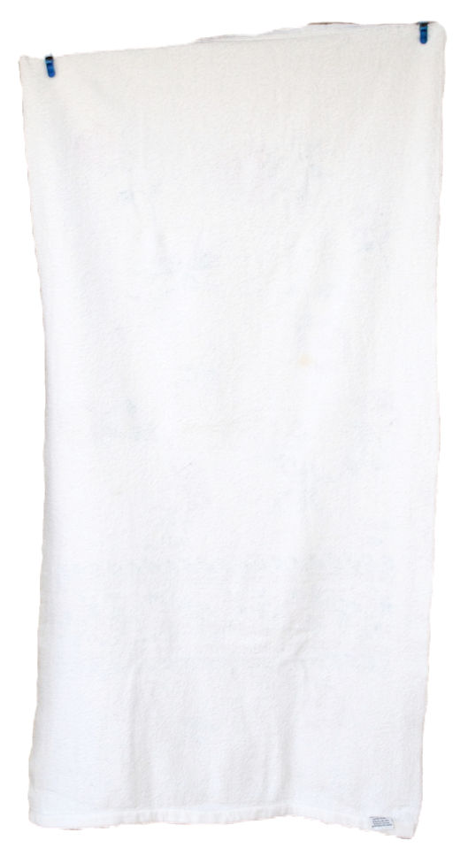 Μικρογραφία: Preloved Vintage Guest Room Towel,  Floral Towel, Flower Towel
