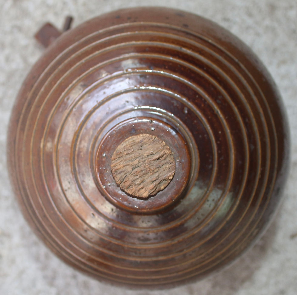 Thumbnail: Preloved Earthernware Bendigo Pottery Drink Dispenser, Wine Barrel