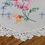 Miniatura: Preloved Embroidered Floral Doily