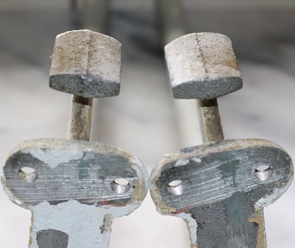 Μικρογραφία: Preloved Pair of Vintage Cast Iron Sink Brackets, Sink Support Brackets