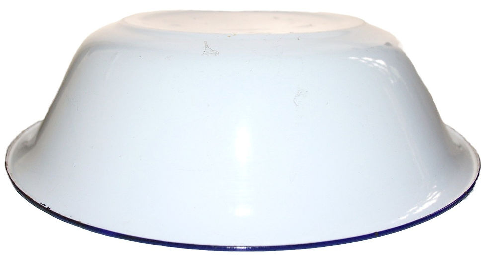 Miniaturbild: Preloved Vintage Enamelware Bowl