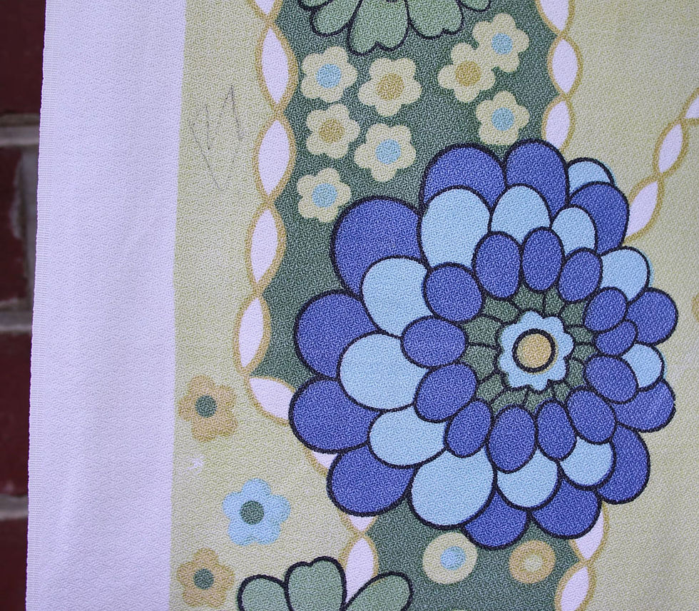 Miniatura: Preloved Square Tablecloth, Floral Tablecloth, Flower Tablecloth