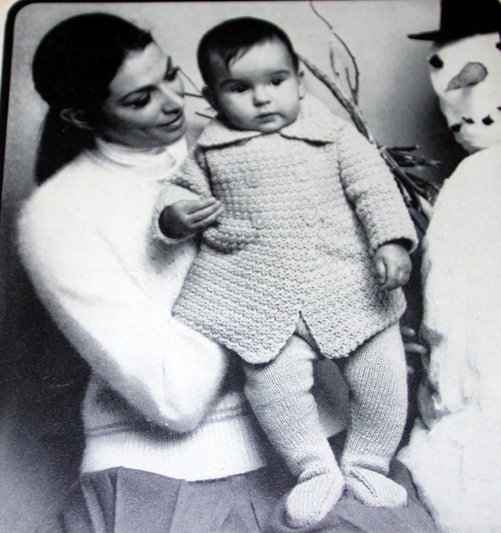 Miniatura: Vintage Patons No. 935 , Snug and huggable knitting book. OOP patterns