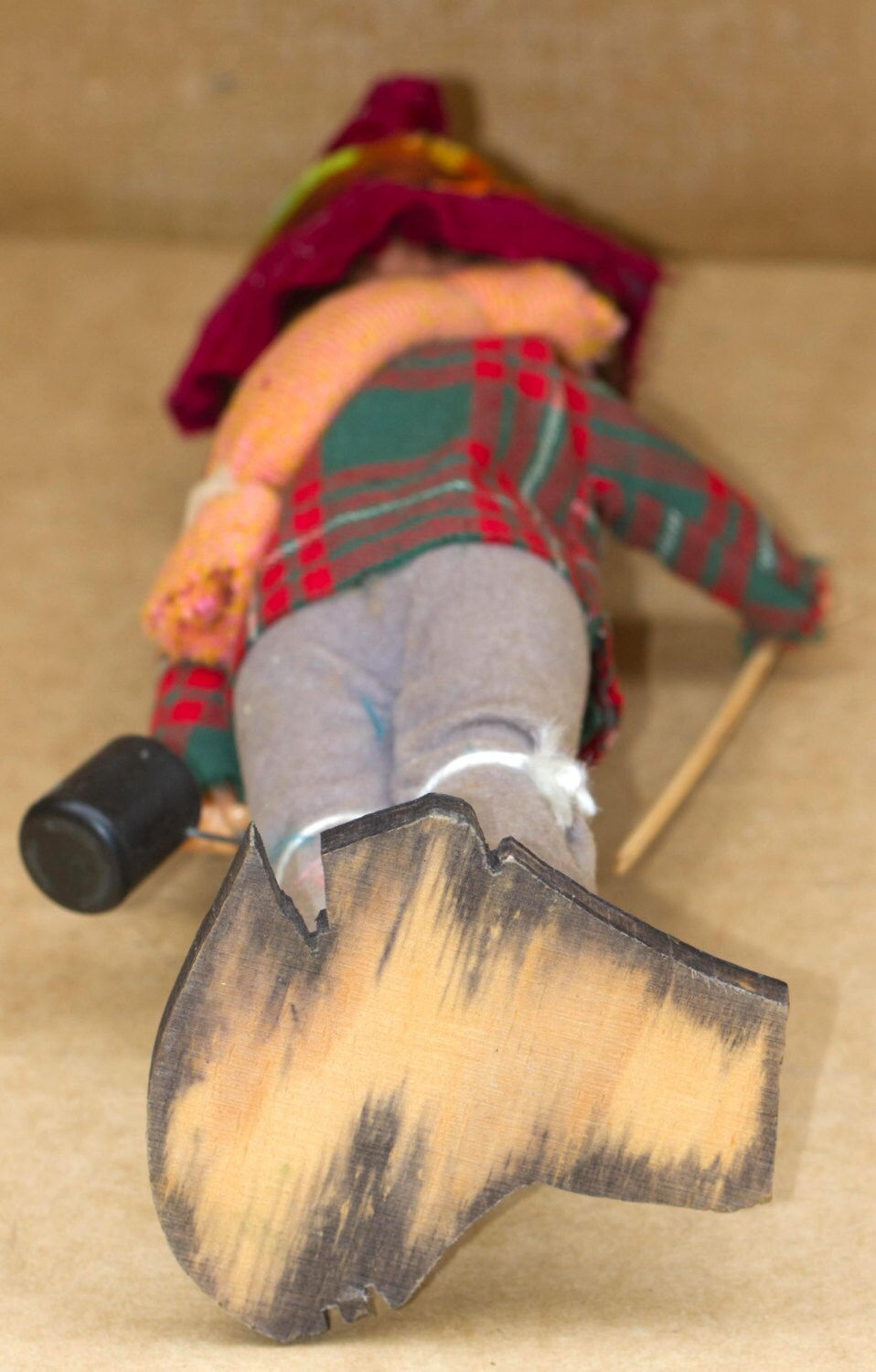 Thumbnail: Preloved Aussie Bushman Doll, Australian Souvenir Swaggy Doll