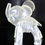 Thumbnail: Preloved Vintage Lucite Miniature Elephant Figurine, Separate Sales
