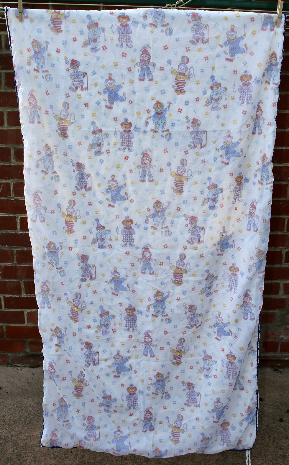 Miniatura: Preloved Clown Duvet Cover, Child's Duvet Cover