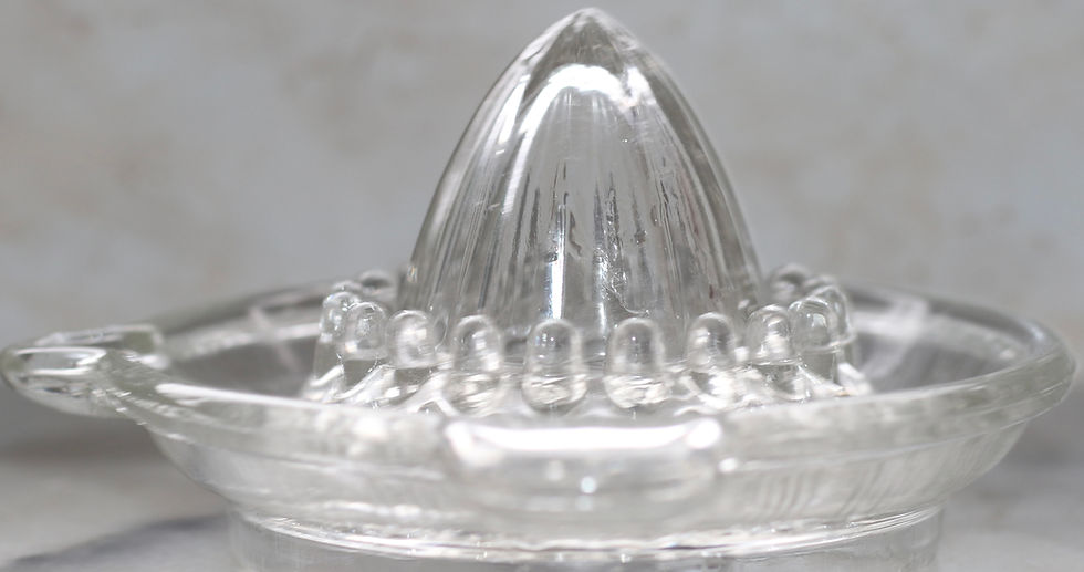 Μικρογραφία: Preloved Vintage Glass Citrus Squeezer, Glass Juicer