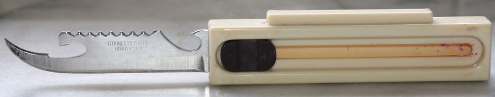 Miniature : Preloved vintage multi-purpose tool utility pocket knife,