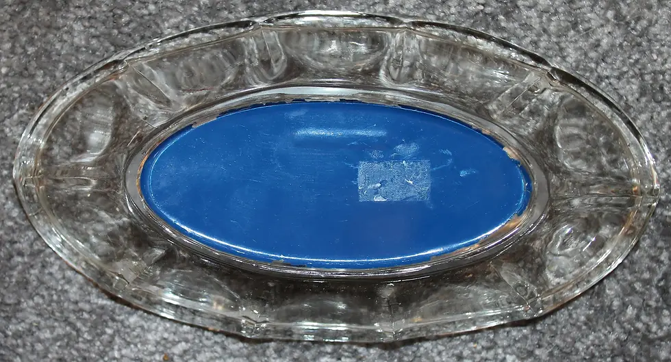 Μικρογραφία: Preloved Vintage Souvenir of Australia, Burnie, Tasmania Glass Dish