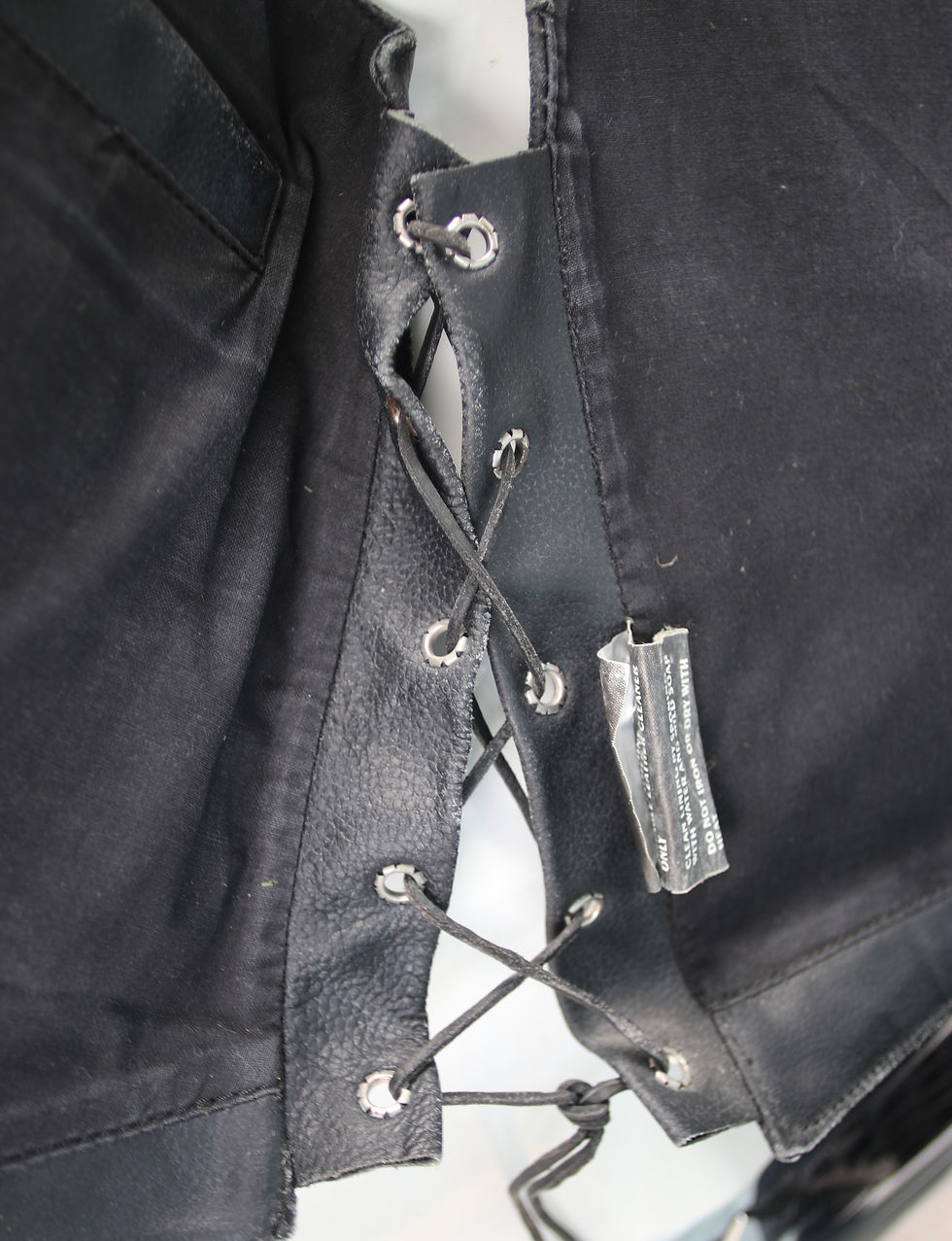 Thumbnail: Preloved Rjays Leather Vest, Adjustable Vest