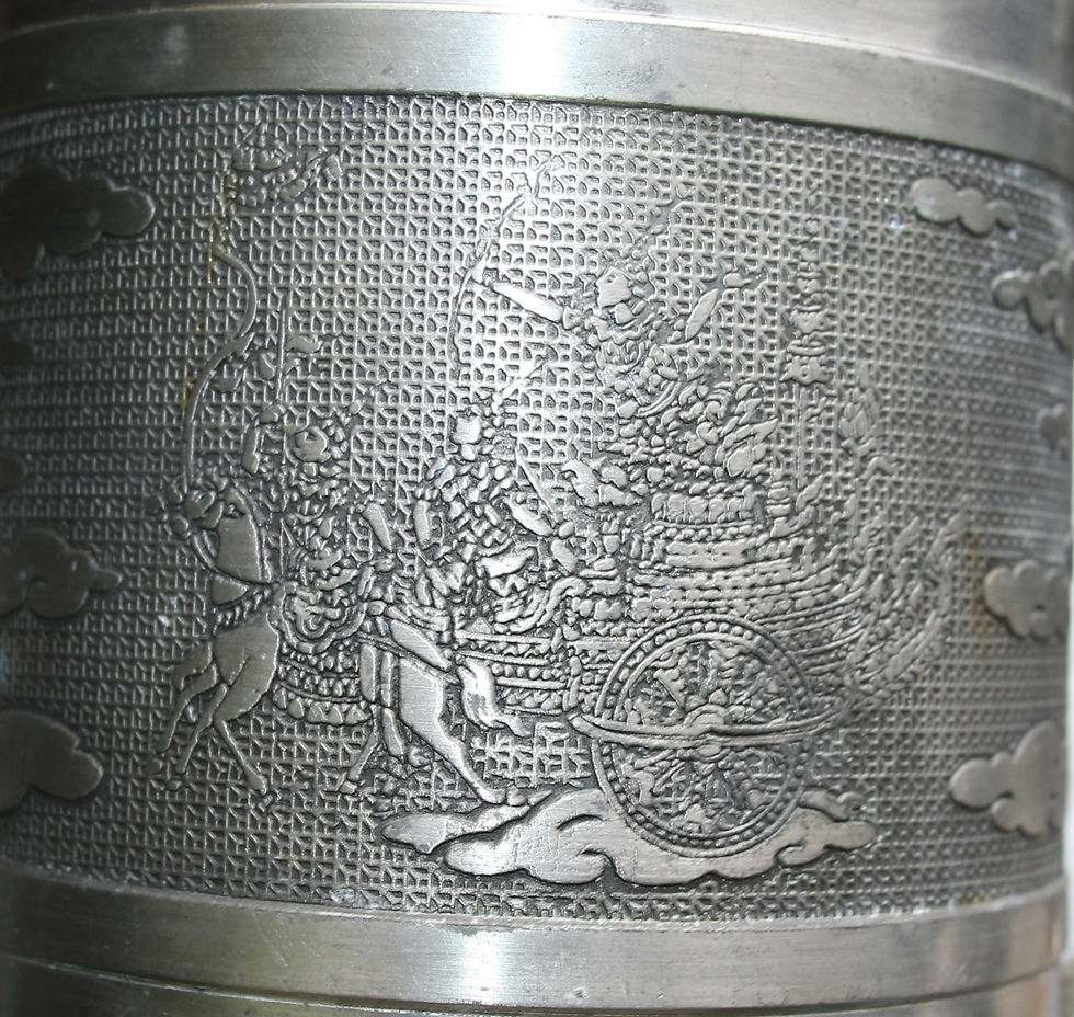 Miniaturbild: Preloved Vintage  Pewter Flagon, Pewter Tankard With Mermaid Handle