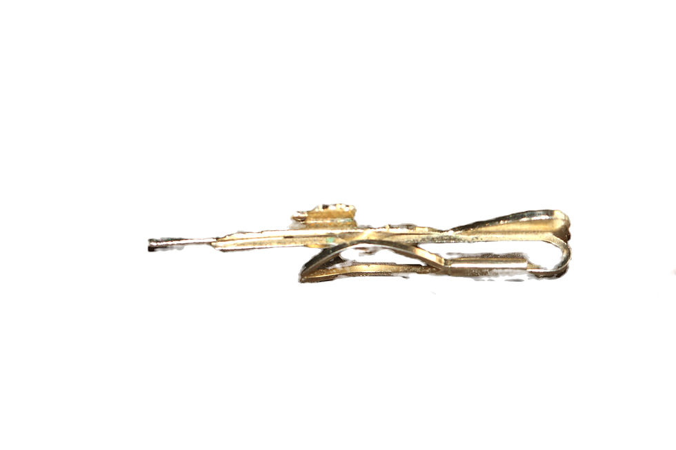 Thumbnail: Preloved Vintage Darts and Beer Tie Clasp or Tie Pin