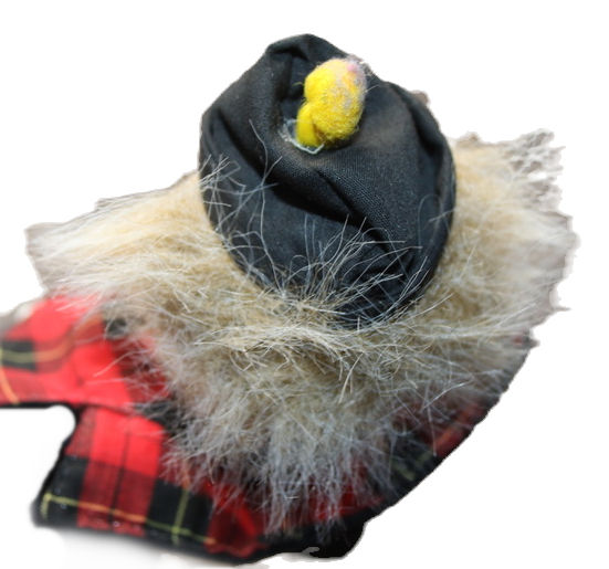 Thumbnail: Preloved Ceramic and Cloth Clown Doll, Clown Toy