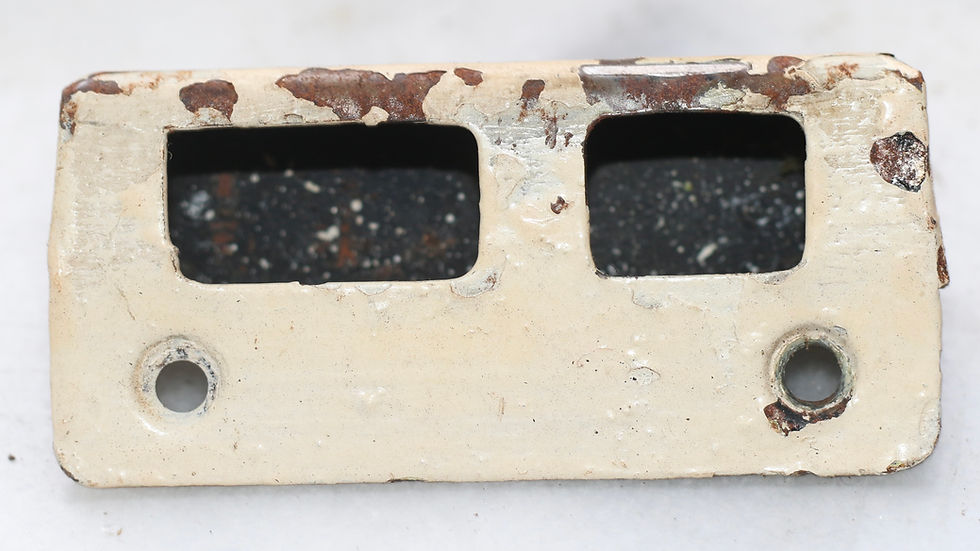 Thumbnail: Preloved Vintage metal door mortice lock, no keys included
