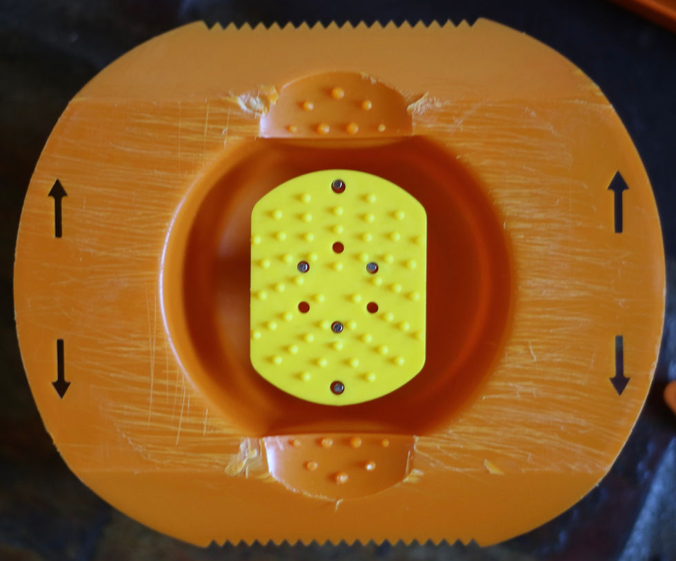 Miniature : Preloved Vintage Bamix Vegetable and Fruit Slicer, The Big V-Slicer, mandoline