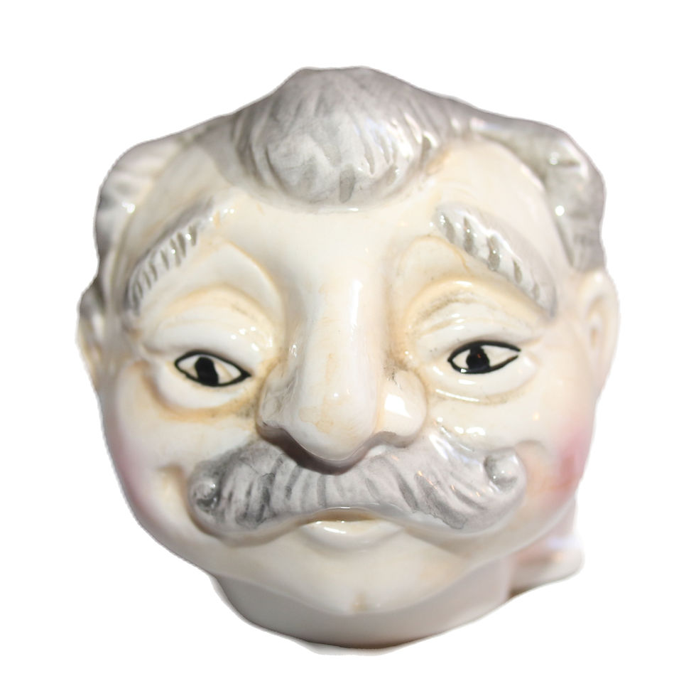 Miniatura: Preloved Vintage Ceramic Cobbler Teapot, Person Teapot, Character Teapot