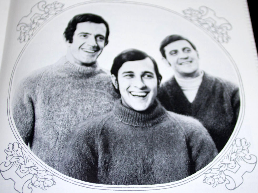 縮圖：Patons Classics Raglan Jumpers for Men , size 33 to 48. , Book 105. OOP patterns