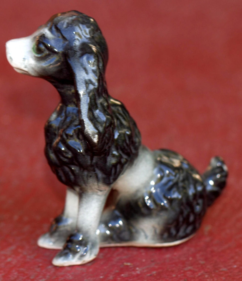 Miniaturbild: Preloved Ceramic Poodle Figurine