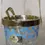 縮圖：Preloved Kristal Glass Ice Bucket With Silver Metal Rim, Handle And Ice Tongs ,