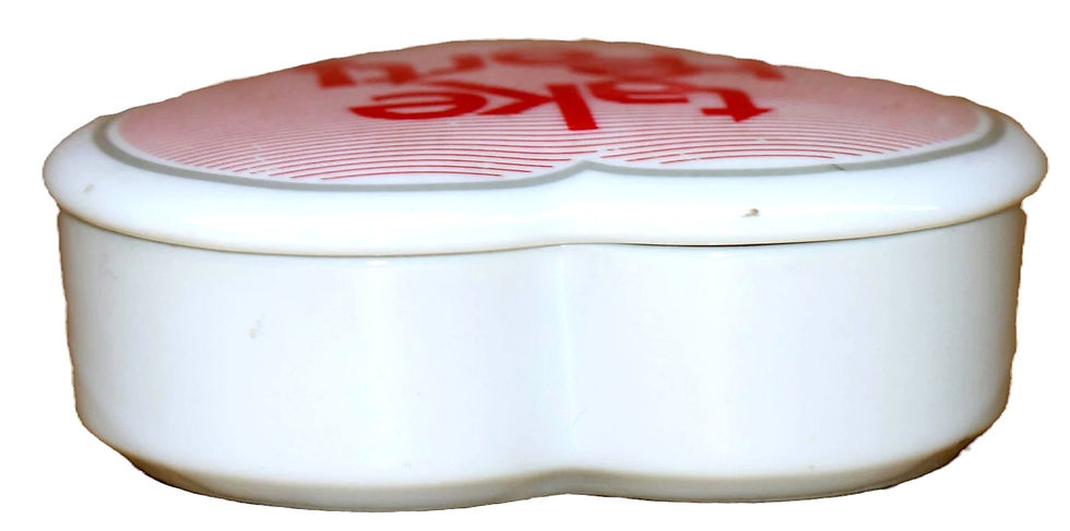 Miniatura: Preloved Take Heart Have Mine Ceramic Trinket Box