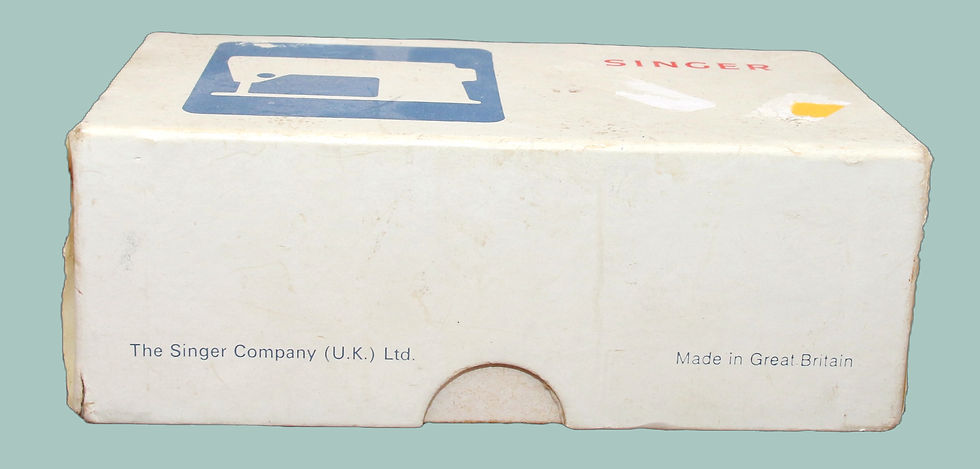 Miniatura: Preloved Singer Sewing Box, Cardboard Singer Box