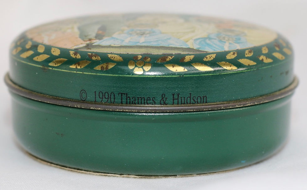 Miniatura: Preloved Vintage Cat Tin, Small Cat Tin, Bentley's Victorian Cats Mint Tin