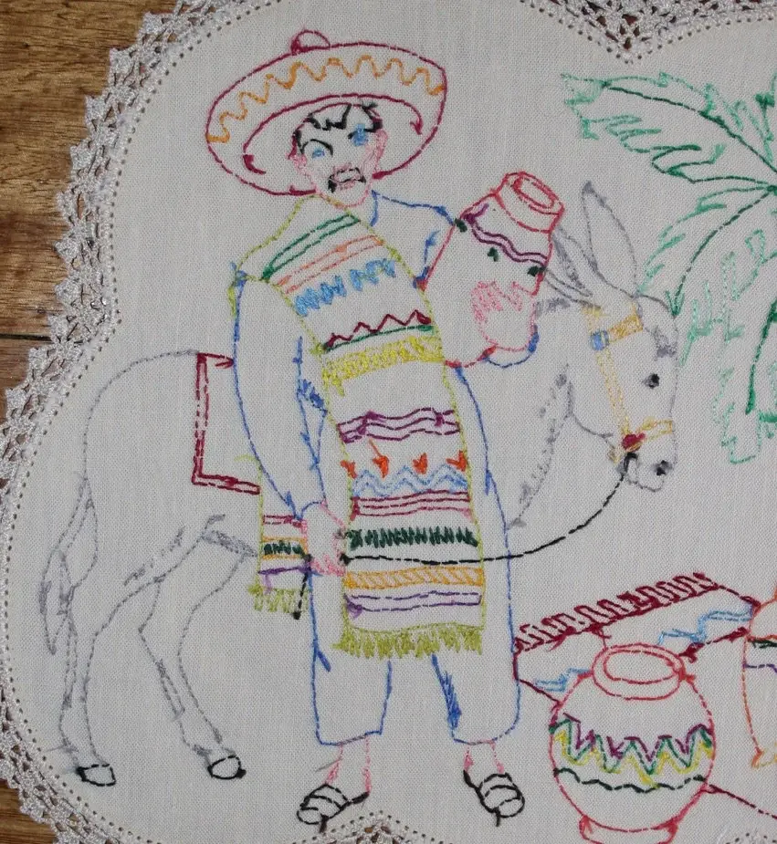 Thumbnail: Preloved Donkey Tablepiece , Donkey Doyley , Donkey Centrepiece , Donkey Doily