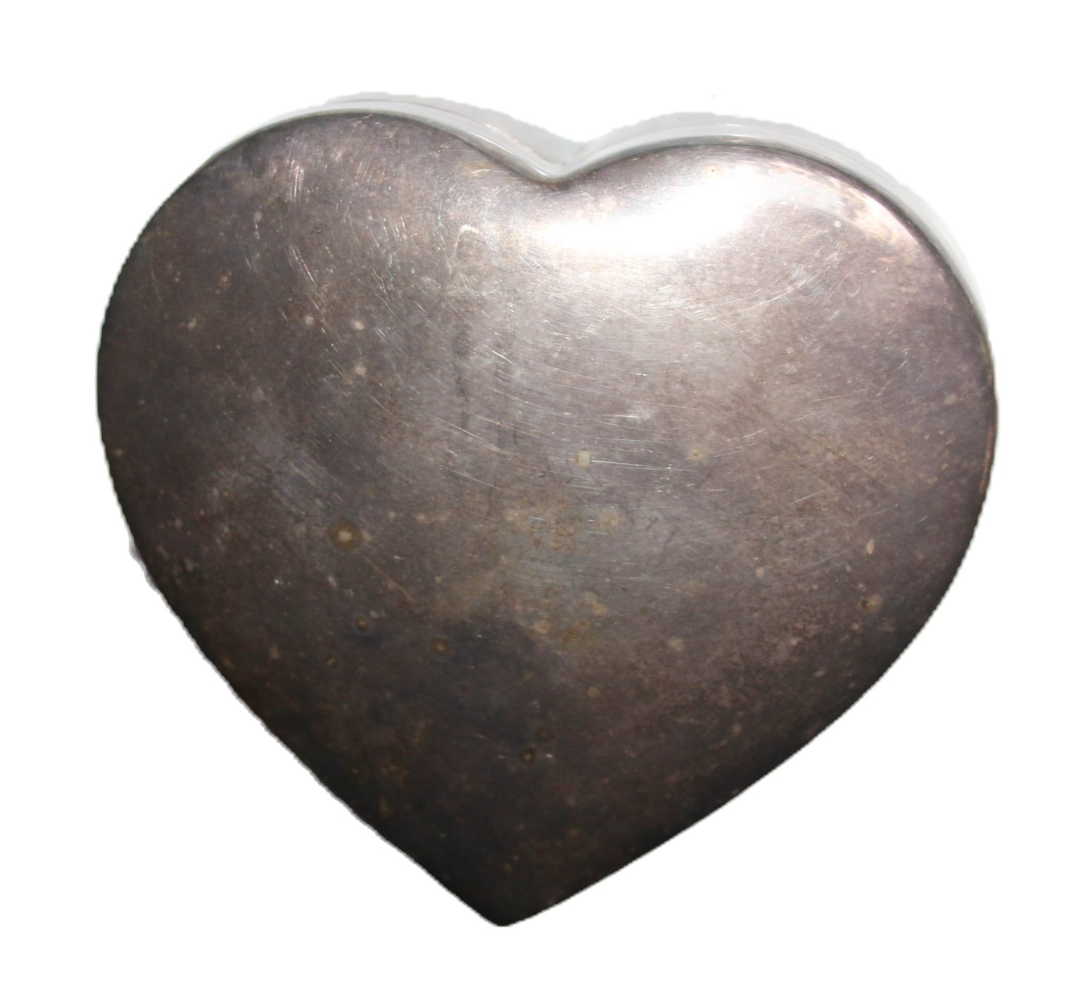 Preloved Country Road Metal Trinket Box, Heart Trinket Box