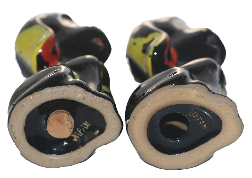 Miniatura: Preloved Ceramic Dog Salt and Pepper Shakers made in Japan